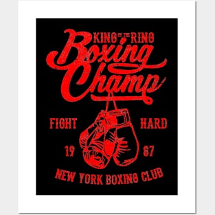 King of the Ring Boxing Champ Posters and Art